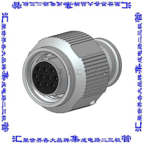 2M801-036-16M7-10SA 圆形连接器10POS插头母插口压接镀金自由悬