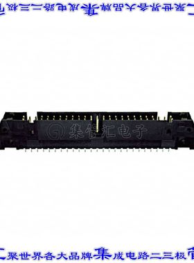 1-102153-0 针座连接器50POS接头2排2.54mm公形插针通孔直针镀金