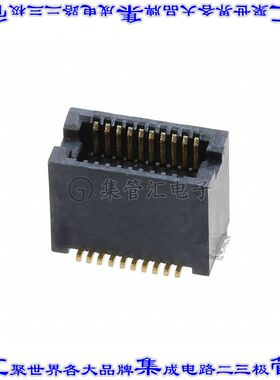 10132797-027100LF 板对板连接器20POS插头外罩触点2排0.5mm表贴S