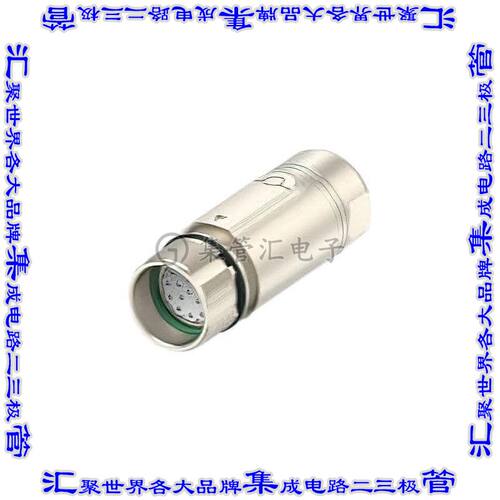 AKA558N00730255000 圆形连接器19POS插座外壳用于公插针银色自由