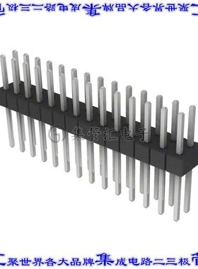 PEC14DACN 针座连接器28POS分离式2排2.54mm公形插针通孔直针锡