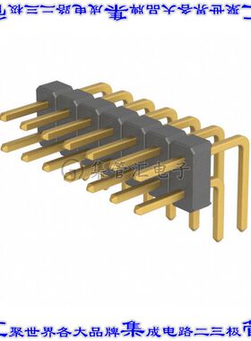 M22-2040705 针座连接器14POS可切割2排2mm公形插针通孔直角镀金
