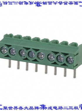 1984824 线对板连接器8POS接线端子3.5mm通孔垂直带板