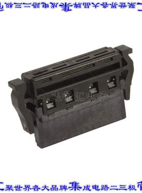 15290362501000 矩形连接器36POS插座2排1.27mm母插口黑色IDC锡自