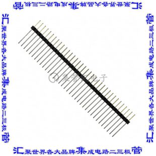 PBC36SAEN 2.54mm公形插针通孔直针镀金 针座连接器36POS分离式