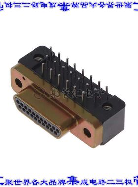 MDM-21PCBR-TL61 连接器21POS插头公引脚2排D-TYPE型面板安装通孔