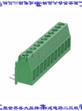 1-284414-1 线对板连接器11POS接线端子3.5mm通孔垂直带板