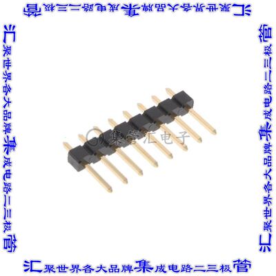 10129378-908002BLF 针座连接器8POS可切割2.54mm公形插针通孔直
