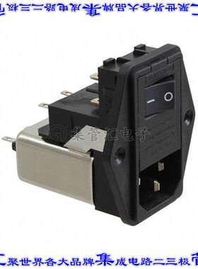 FN389-4-21 电源接入连接器3POS插座公插片模块IEC320-C14面板安