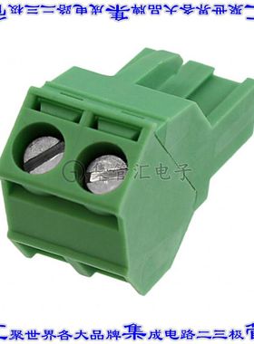1826283 端子块连接器2POS插头母插口5.08mm绿色自由悬挂