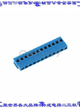 1-796681-2 线对板连接器12POS接线端子5mm通孔水平带板