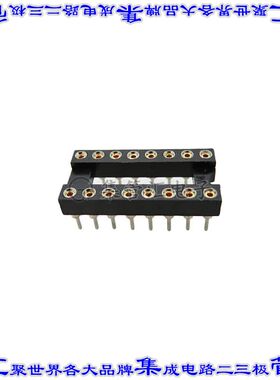 ICM-316-1-GT-HT 连接器IC插座DIP 7.62mm插口16(2 x 8)位置镀金