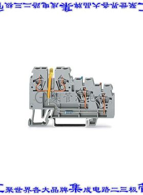 270-560/281-507 端子块连接器4POS馈通隔离式5.0mm灰色12-28AWG