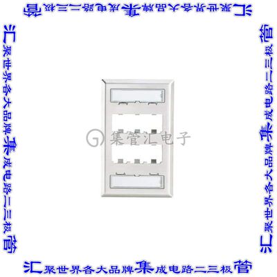 CFPL6SY 接插件连接器FACEPLATE, 6 PORT, SINGLE GANG,