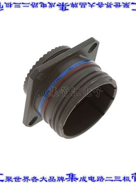 D38999/20WH35AA 圆形连接器100POS插座外壳用于公插针草绿色面板