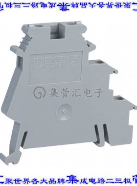 2715966 端子块连接器4POS馈通隔离式3排6.2mm灰色14-30AWG