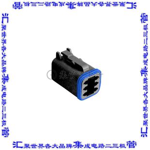 PX0105S06BK 矩形连接器外壳6POS插头3排母形插口黑色自由悬挂