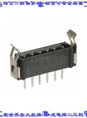 M80-8770405 针座连接器4POS接头2mm公形插针通孔直针镀金