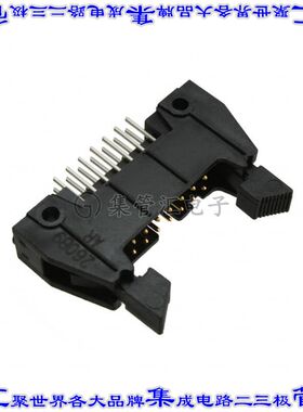 D3314-6202-AR 针座连接器14POS接头2排2.54mm公形插针通孔直针镀