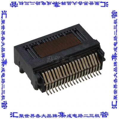 1551920-1 插拔式连接器38POS插座ZQSFP+表面贴装直角焊接镀金