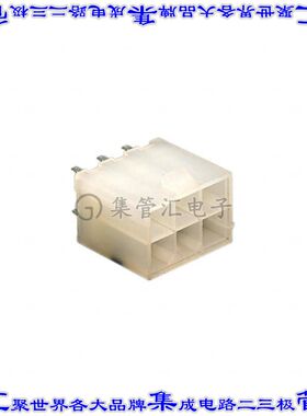 444720654 0444720654针座连接器6POS接头2排4.2mm公形插针通孔直