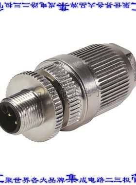 21032961506 圆形连接器4POS插头公引脚IDC镀金自由悬挂