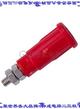 CT3080-2 接插件连接器JACK SAFETY 2MM STUD PUSHIN RED