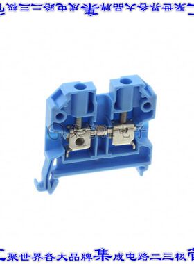 443680000 0443680000端子块连接器2POS馈通式6.5mm蓝色10-26AWG