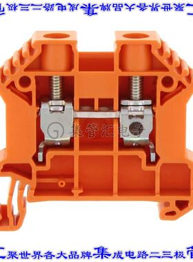 17112.3 端子块连接器2POS馈通式10.0mm橙色6-18AWG