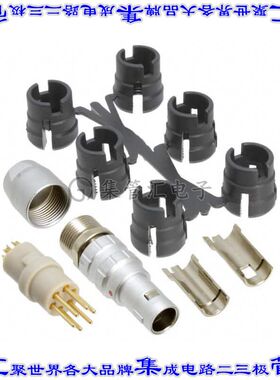 JBXFD1G06MSSDSR 圆形连接器6POS插头公引脚焊杯镀金自由悬挂