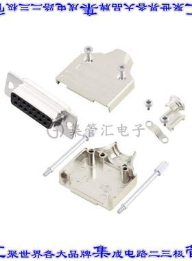 MHDM15-DB15S-K 连接器15POS后壳180度屏蔽银
