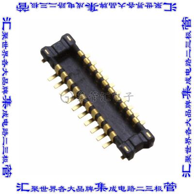 AXE622124 板对板连接器22POS接头外罩触点2排0.4mm表贴SMD镀金