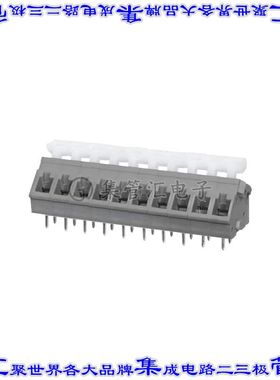 TBL005A-500-10GY-2WT 线对板连接器10POS接线端子5mm通孔45角度