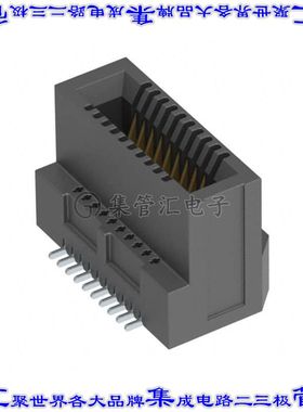 MEC8-110-02-L-DV 卡边缘连接器20POS母头2排0.8mm黑色镀金