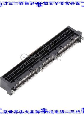2327677-3 卡边缘连接器140POS母头2排0.6mm黑色镀金