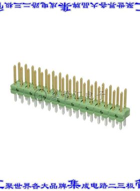 1-825440-6 针座连接器32POS接头2排2.54mm公形插针通孔直针镀金