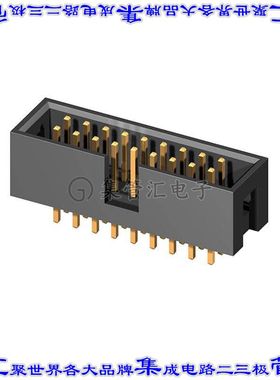 CH87082V200 针座连接器8POS接头2排2.54mm公形插针通孔直针镀金