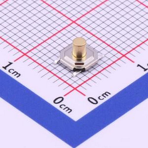 K2-1187SQ-J4SW-06 5.20mmx5.20mmx3.5 铜头250G SMD 轻触开关