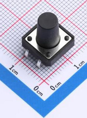 TS015-CBW1EH13.5 12*12*13.5mm 直插 180GF 轻触开关 插件-4P,12