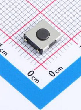 TVEU01-N025CB-R 6.2X6.2/翘脚/2.5H/250gf/全黑/不接地/编带 SMD