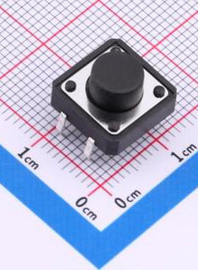 TS015-CBW1FH7.0 12*12*7.0mm 直插 250GF 轻触开关 插件-4P,12x1