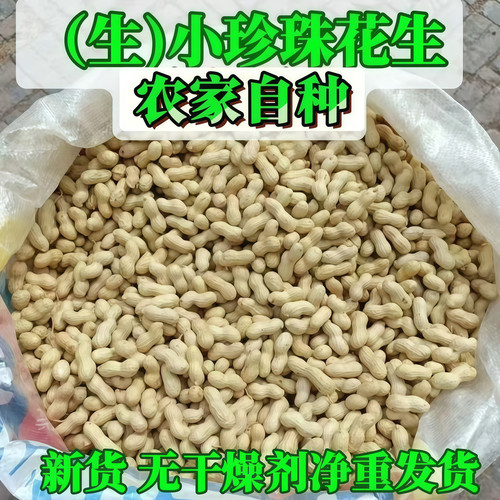 农家自种带壳小珍珠花生自然晒干