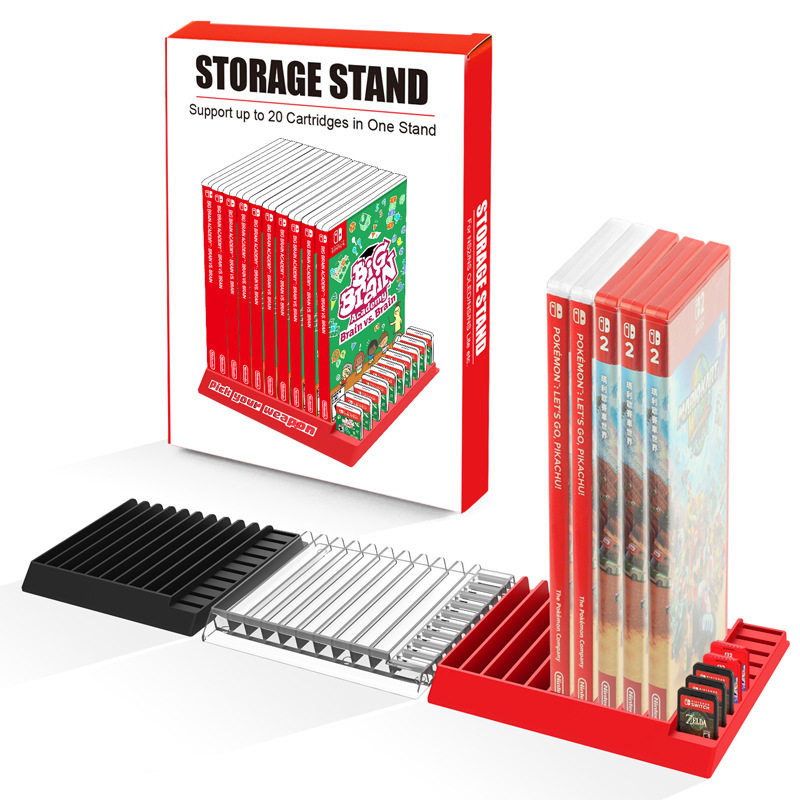 Switch 2 Switch OLED卡带盒底座收纳架NS游戏卡展示支架放置置物