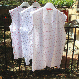 3件装老年背心内衣女老人夏汗衫全棉老太太纯棉无袖加肥打底砍肩