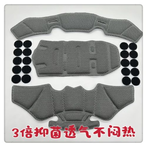 内衬夏季电瓶车内胆配件魔术贴骑行男头盔垫野马头盔内垫电动车