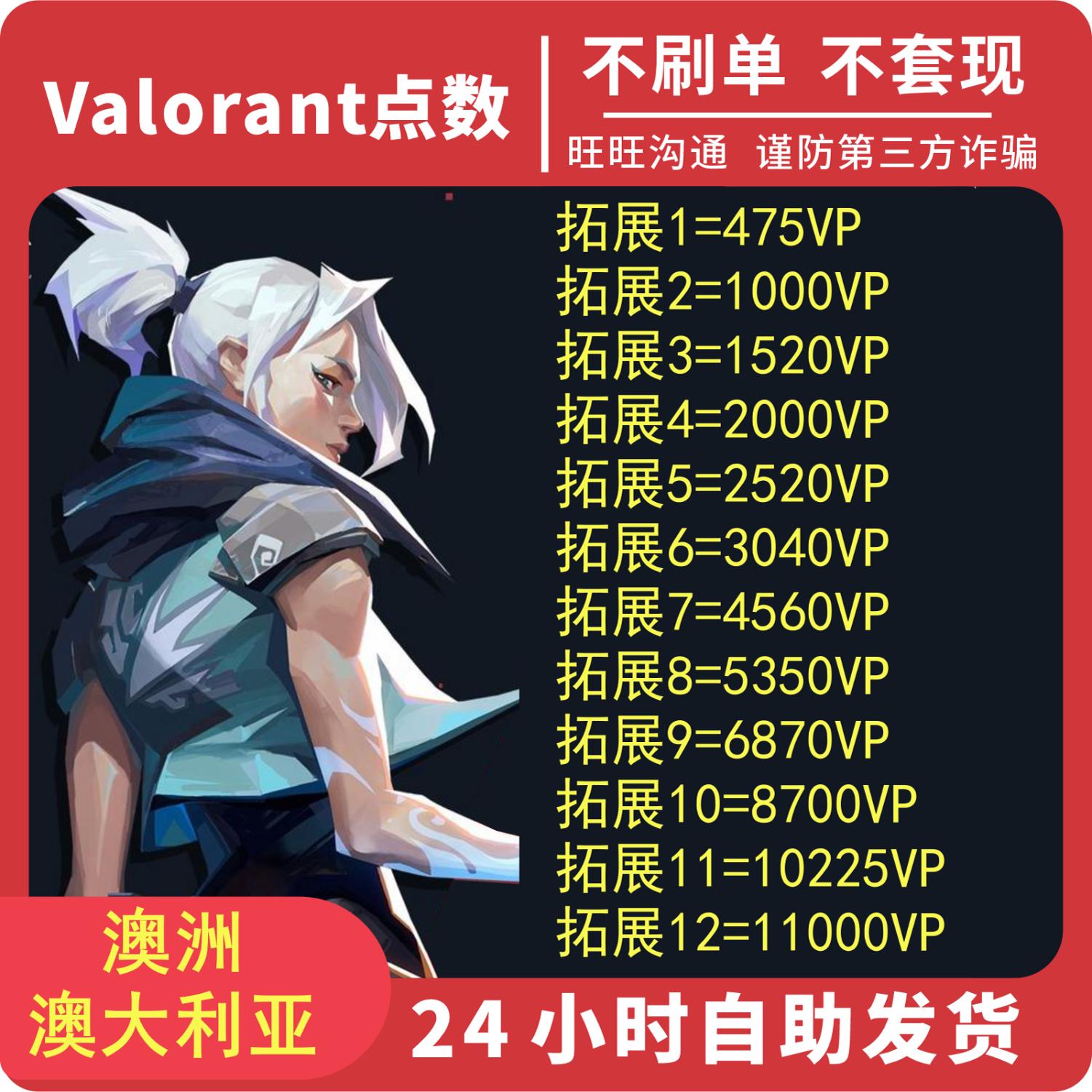 Valorant瓦罗兰特澳大利亚 澳服/澳洲 特战英豪 VP瓦洛兰特CDK