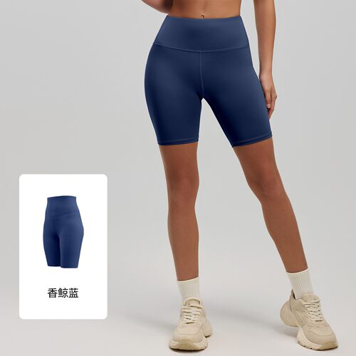 高腰蜜桃臀紧身瑜伽短裤女