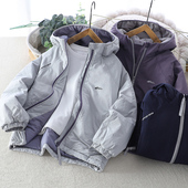 男童轻便棉服2026秋冬新款 儿童棉衣外套保暖中大童连帽冲锋衣棉袄