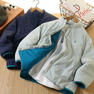 男童棉服秋冬款2026儿童男孩防风保暖珩棉中大童内搭校服神器棉衣
