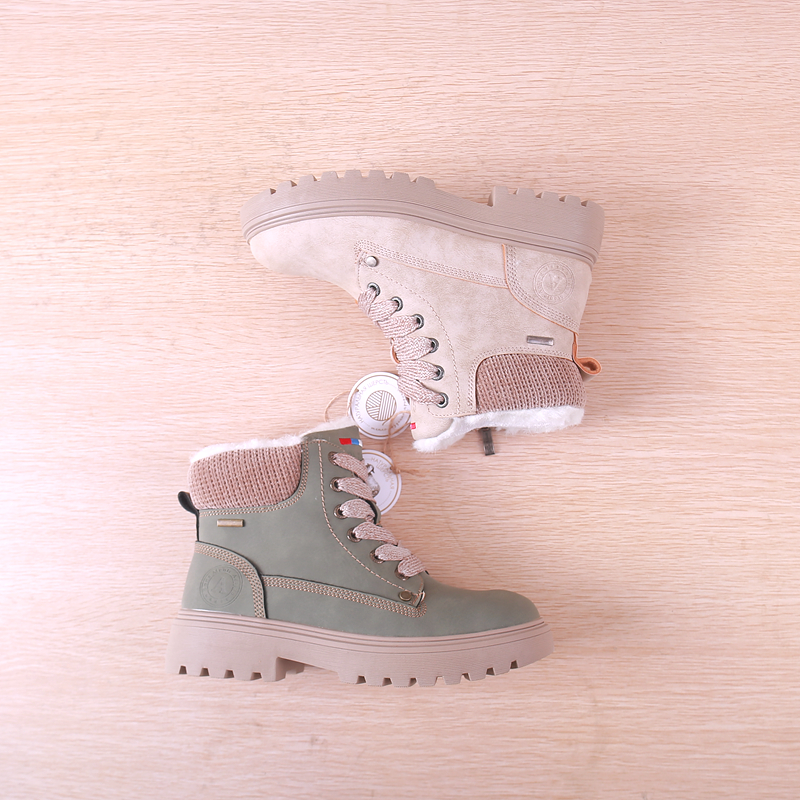 雪地靴抗寒羊毛增高